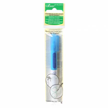 [5013CV] Chacopen Blue Water Soluble Dual Tip Pen With Eraser