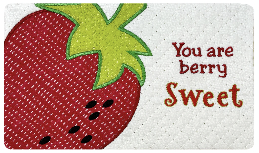 Tutti Frutti In-the-Hoop Machine Embroidery Pattern