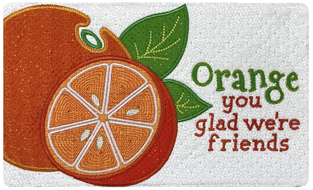 Tutti Frutti In-the-Hoop Machine Embroidery Pattern