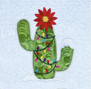 Holiday Prickly Blooms for Machine Embroidery Pattern