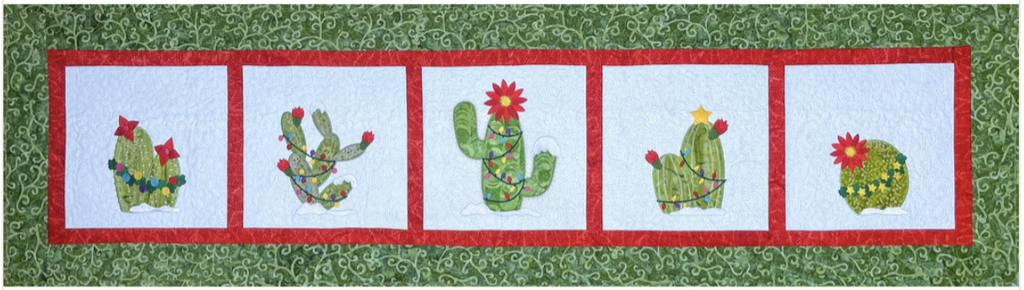 Holiday Prickly Blooms for Machine Embroidery Pattern