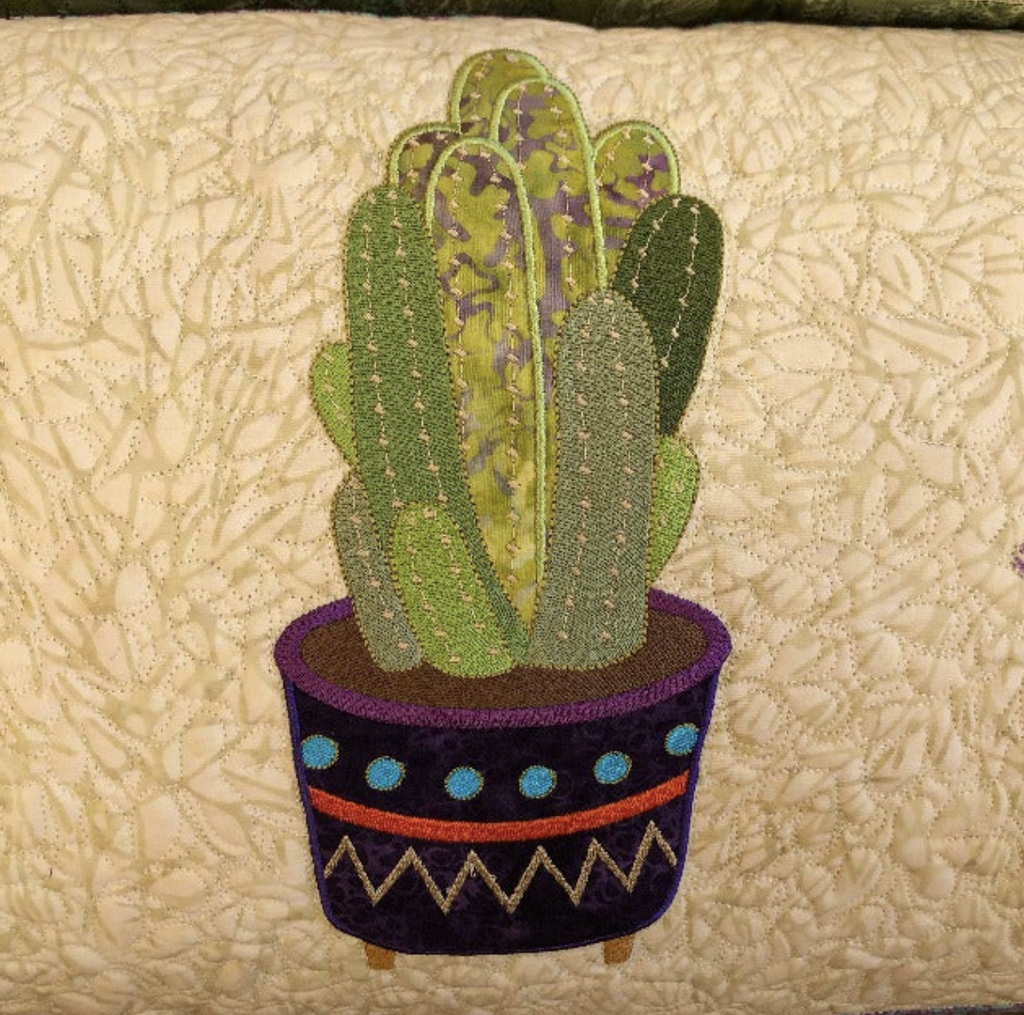 More Prickly Blooms for Machine Embroidery Pattern