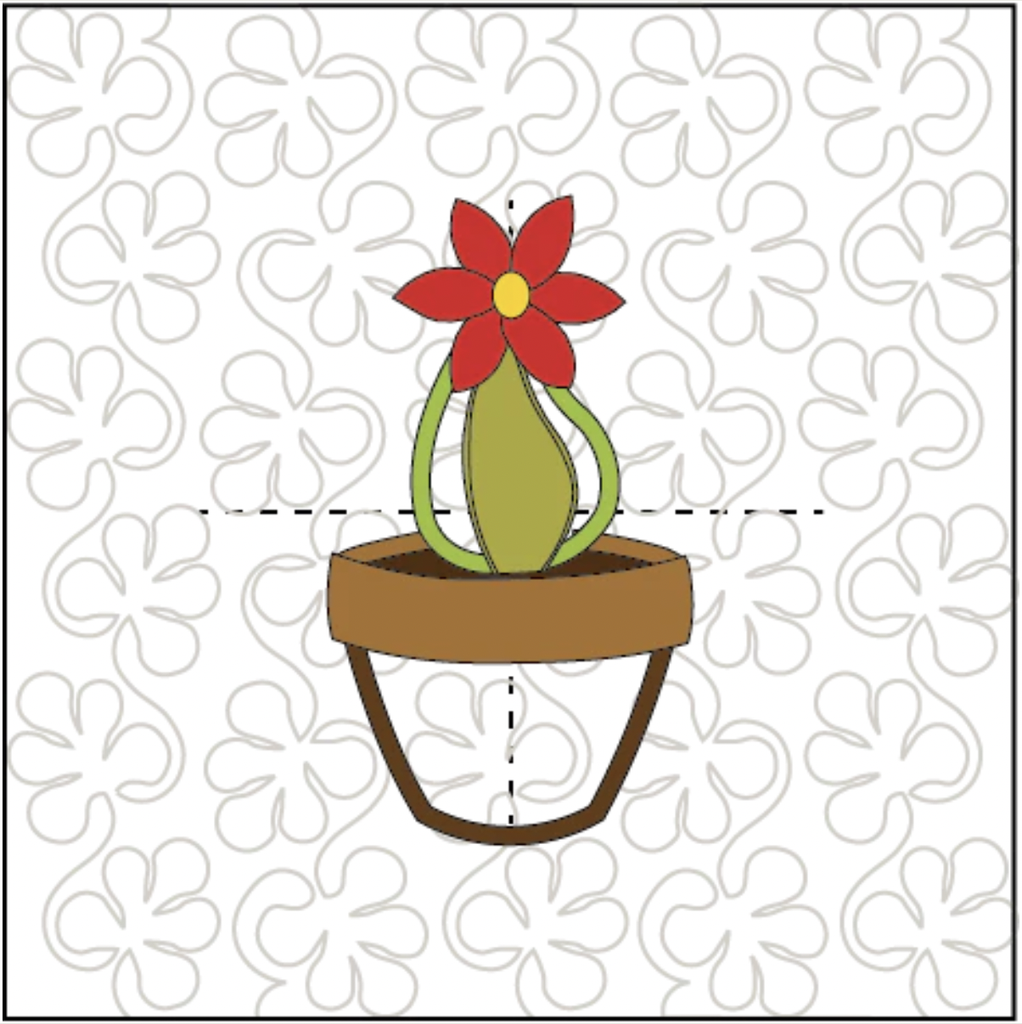 Petite Cacti ITH Wall Hanging for Machine Embroidery Pattern