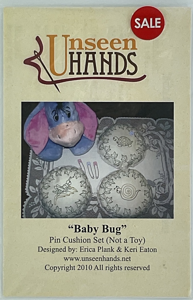 SALE - Unseen Hands Baby Bug Pin Cushion Set
