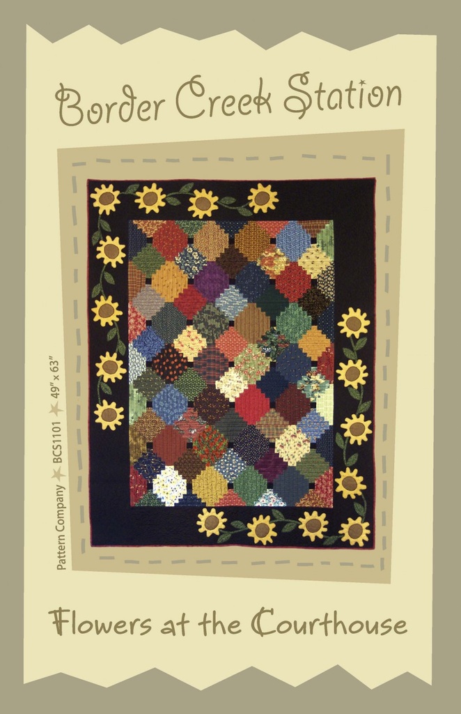 SALE - Flowers at the Courthouse Pattern
