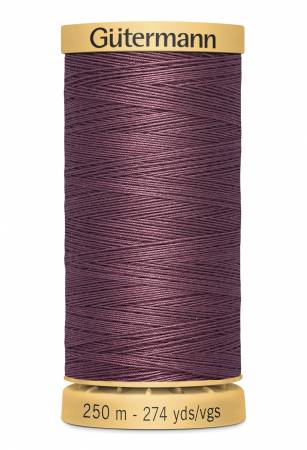 SALE - Natural Cotton Thread 250m/273yds Light Plum