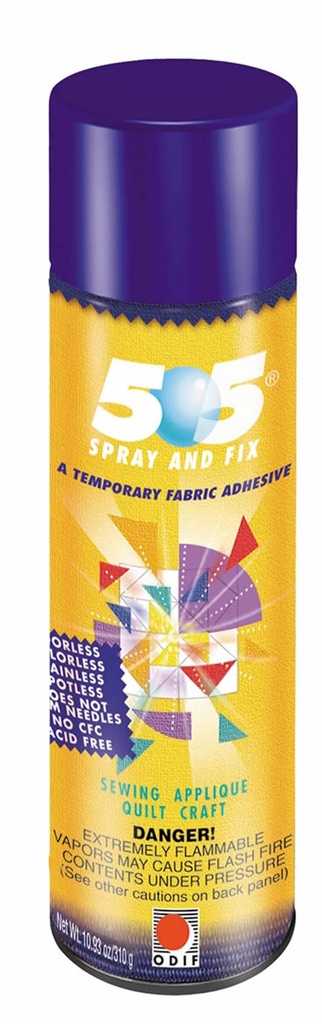 505 Spray & Fix Temporary Reposition-able Fabric Adhesive 14.7oz (ORMD)