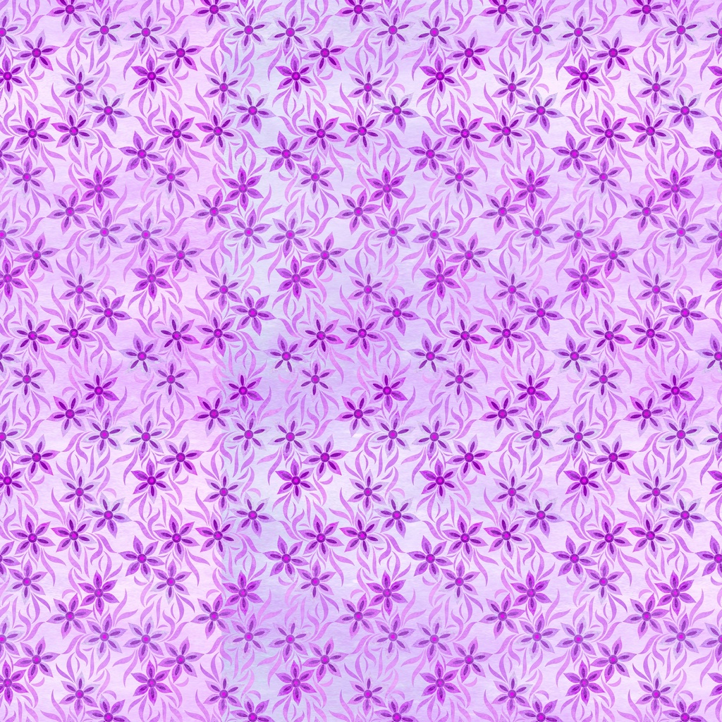 Counterpoint II Small Floral Purple