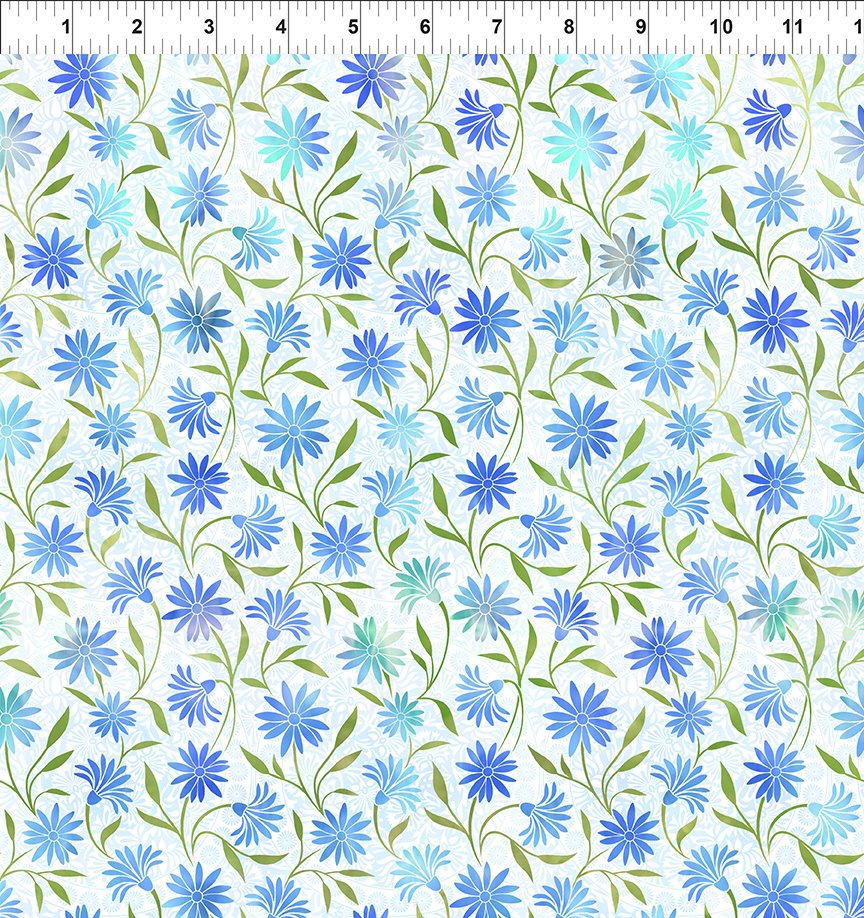 Garden Of Dreams II Daisies Blue