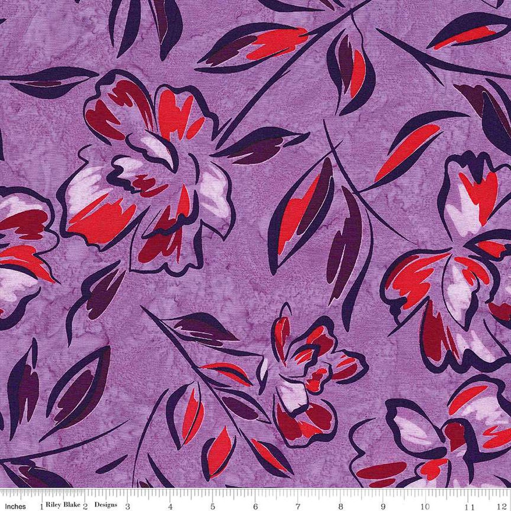 Expressions Batiks A Nod to Mod Splash of Grenadine