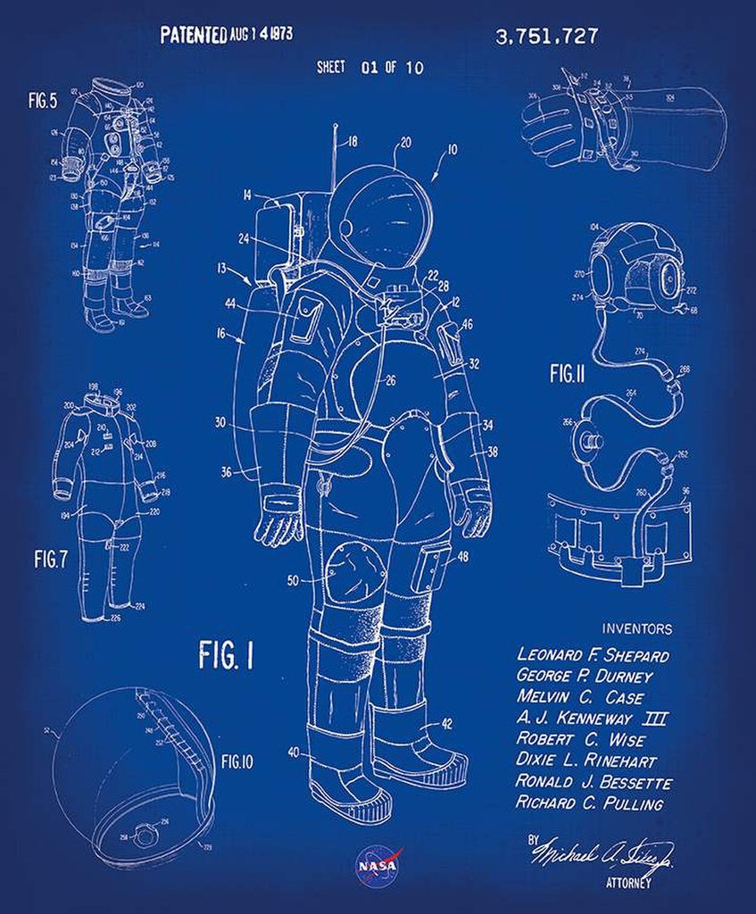 Outer Space by NASA Spacesuit Panel