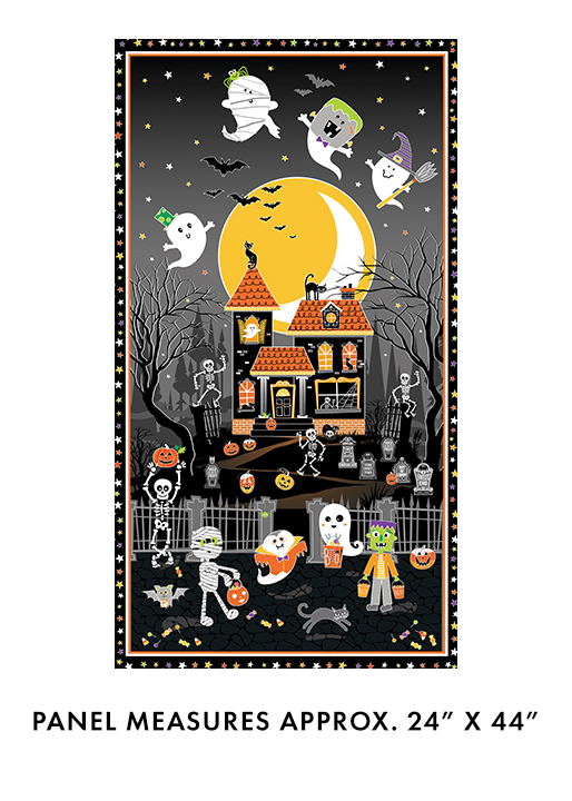 SALE-Glow-O-Ween Panel Multi