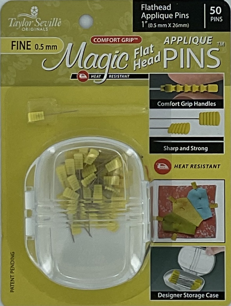 Magic Pins Flathead Applique Fine 1”