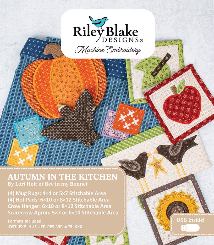 Autumn Love - In the Kitchen Projects - Machine Emb USB