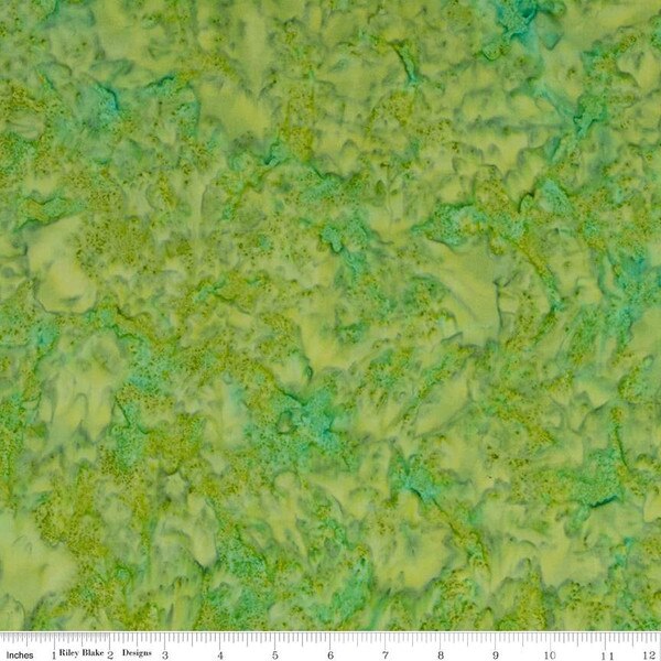 Expressions Batiks Hand-Dyes Turquoise Green Multi