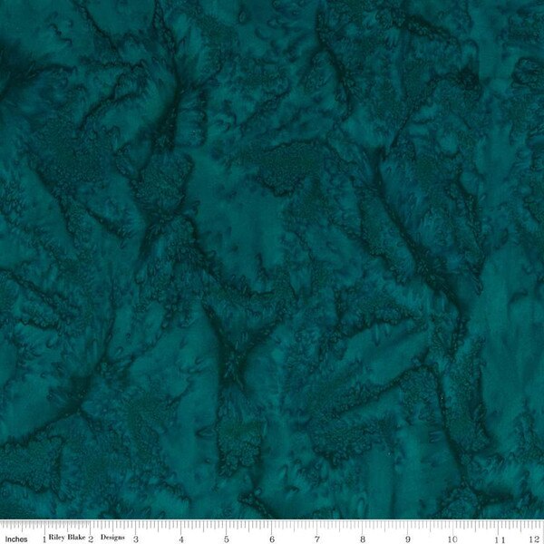 Expressions Batiks Hand-Dyes Dark Turquoise