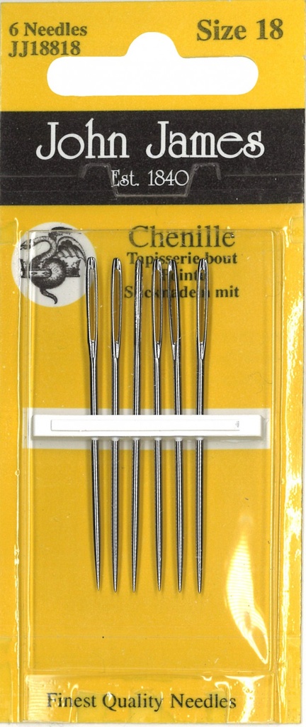 [JJ188-18] John James Chenille Needles Size 18