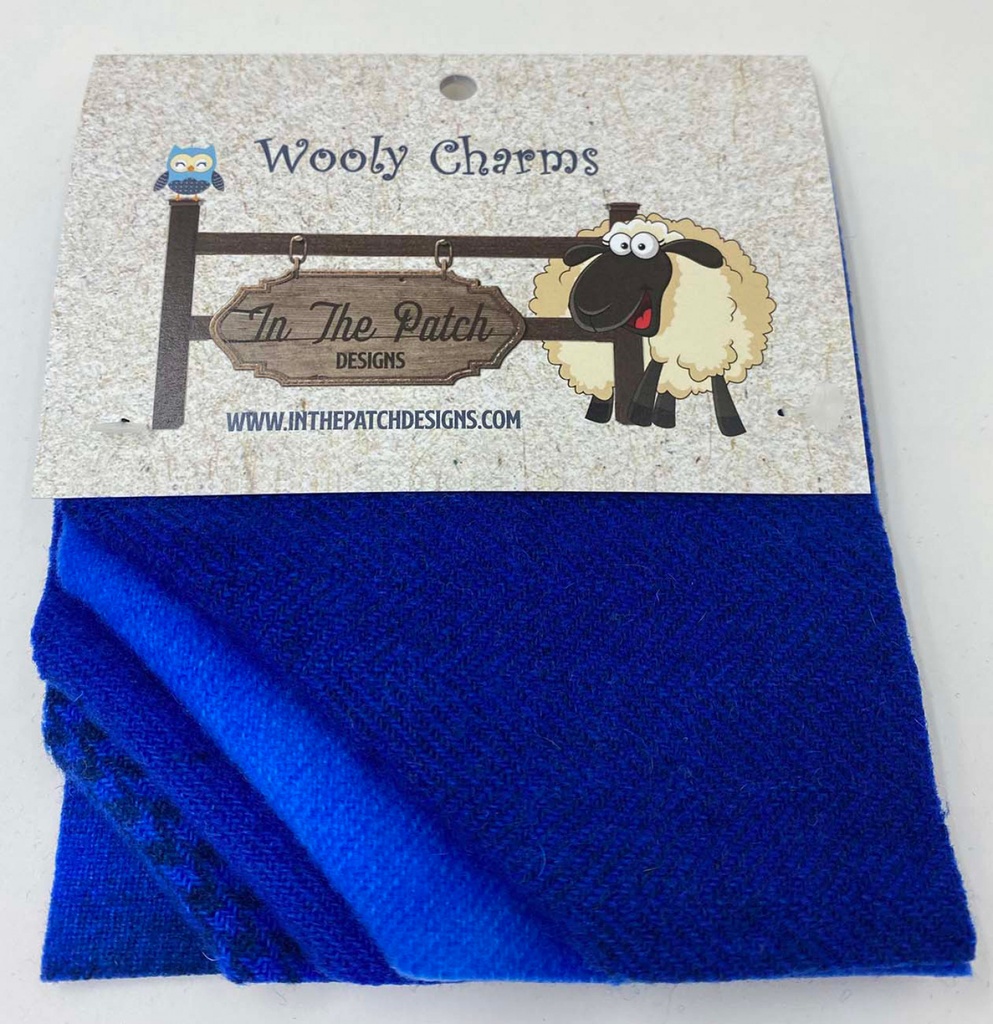 Wooly Charms 5" x 5" Wild Blue Yonder