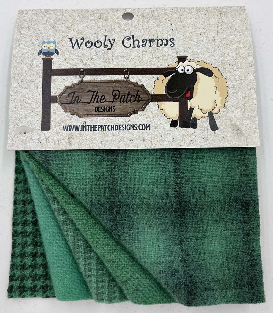 Wooly Charms 5" x 5" Juniper