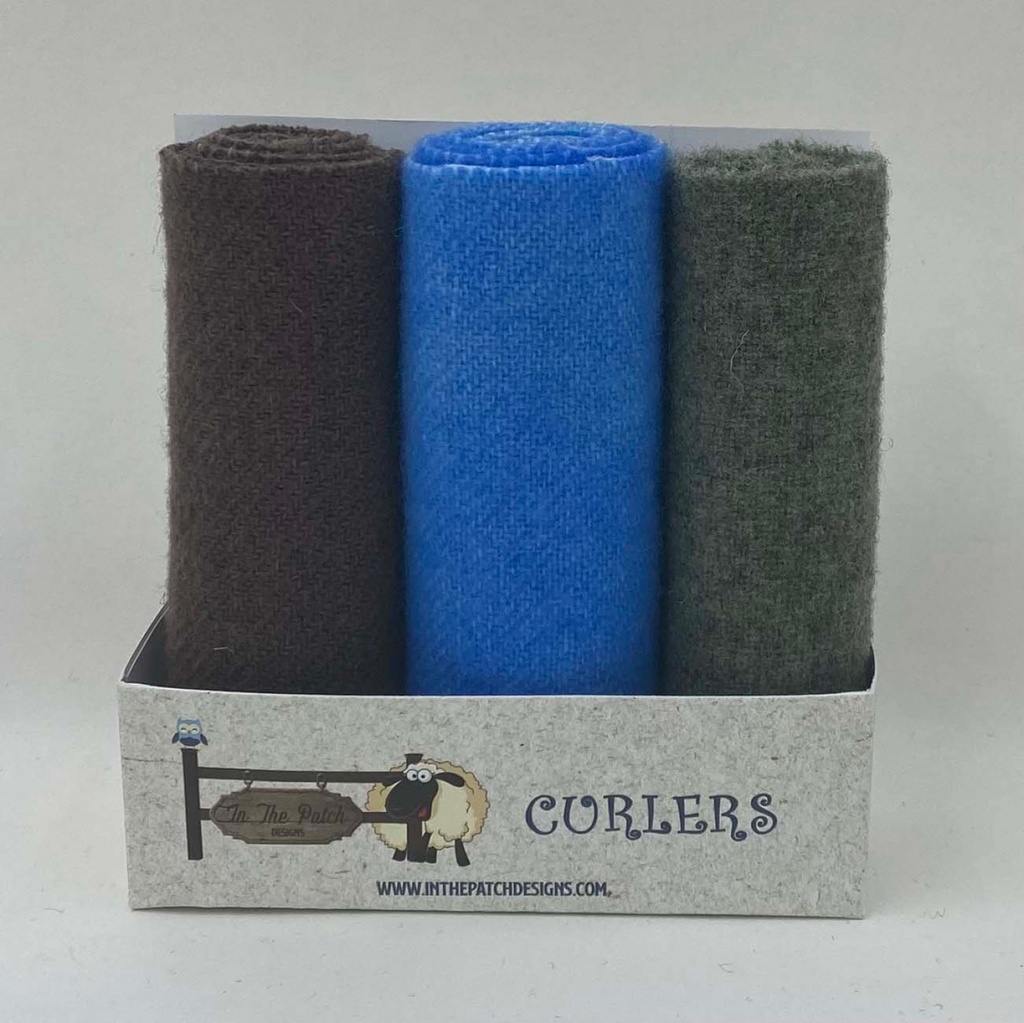 Wool Curlers 4in X 16in Earth