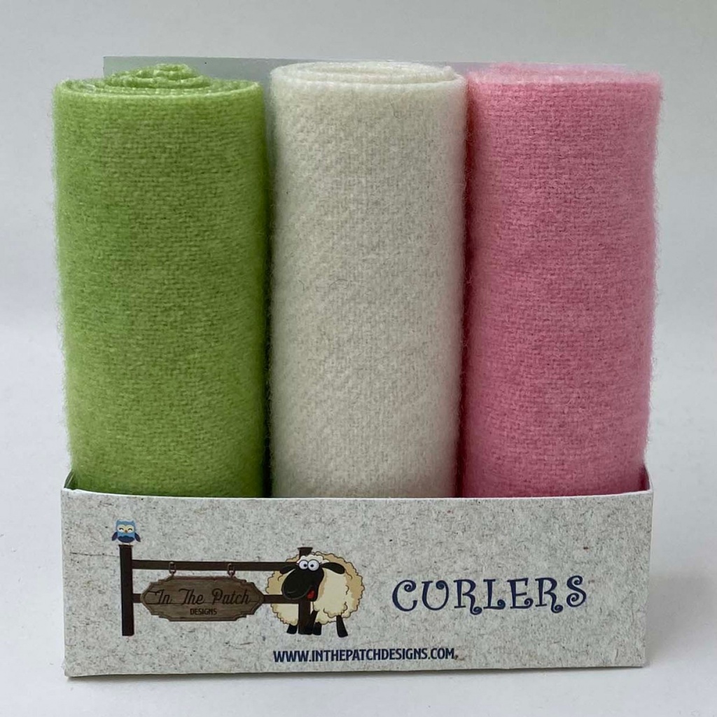 Wool Curlers 4in X 16in Shabby Chic