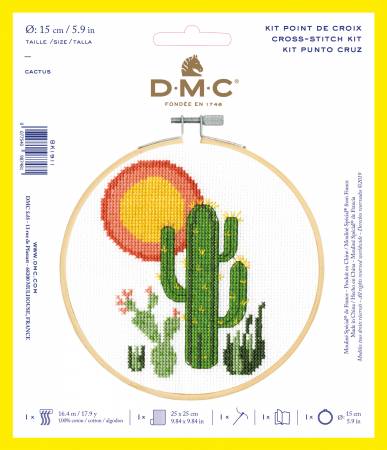 Saguaro Cactus Cross Stitch Kit