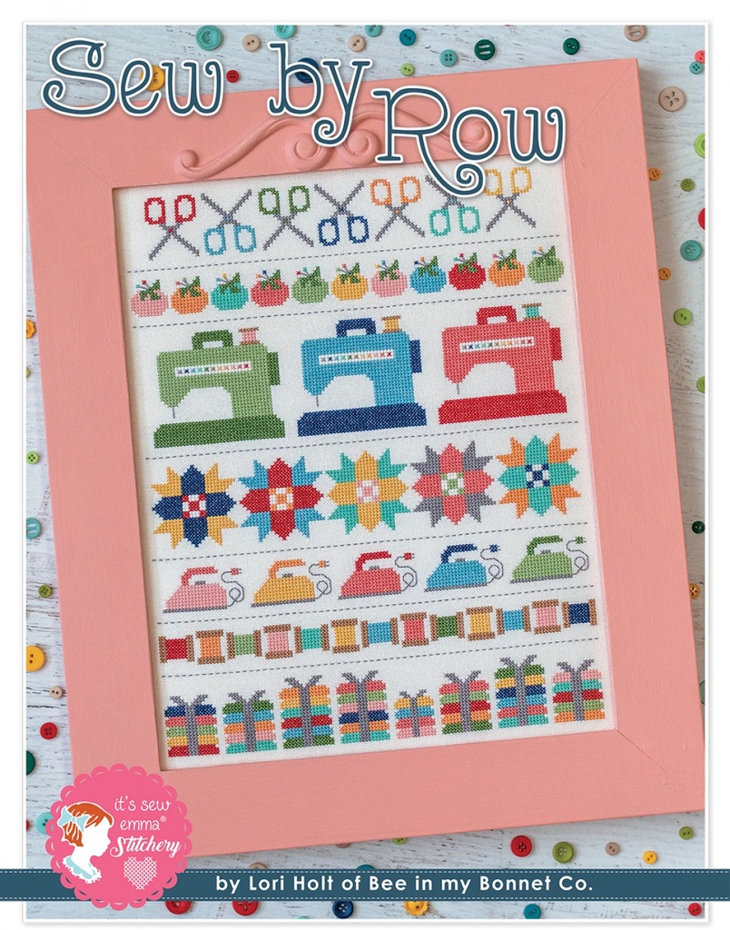 Sew By Row Cross Stitch Pattern