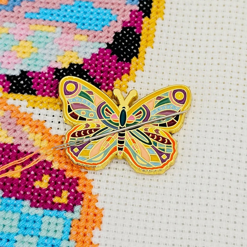 Mandala Butterfly Needle Minder