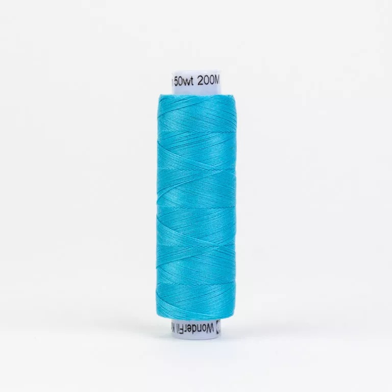 Konfetti 50wt Thread - Medium Peacock Blue - 200m