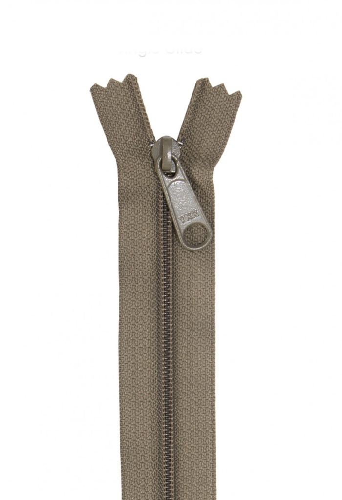 Handbag Zipper 24" Khaki