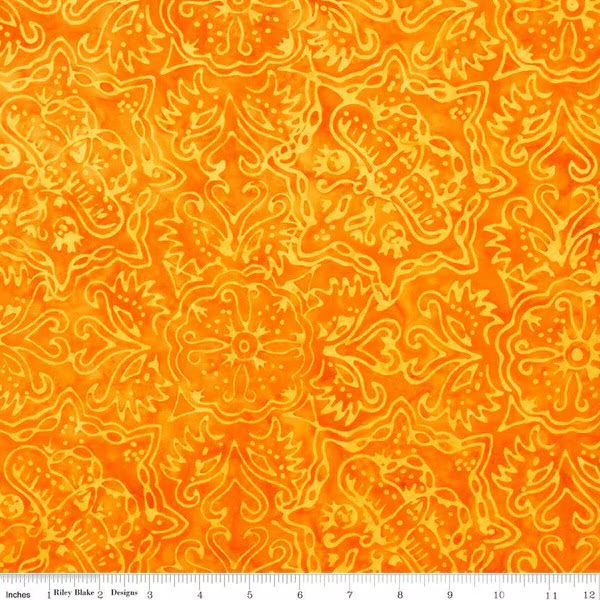 Batiks Elementals - Rainbow Brights - Marigold