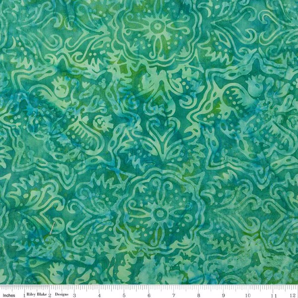 Batiks Elementals - Rainbow Brights - Aquamarine