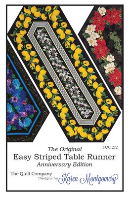 Easy Striped Tablerunner Pattern