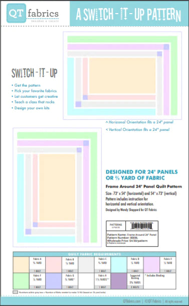 Frame Around 24" Quilt Pattern - QT Fabrics