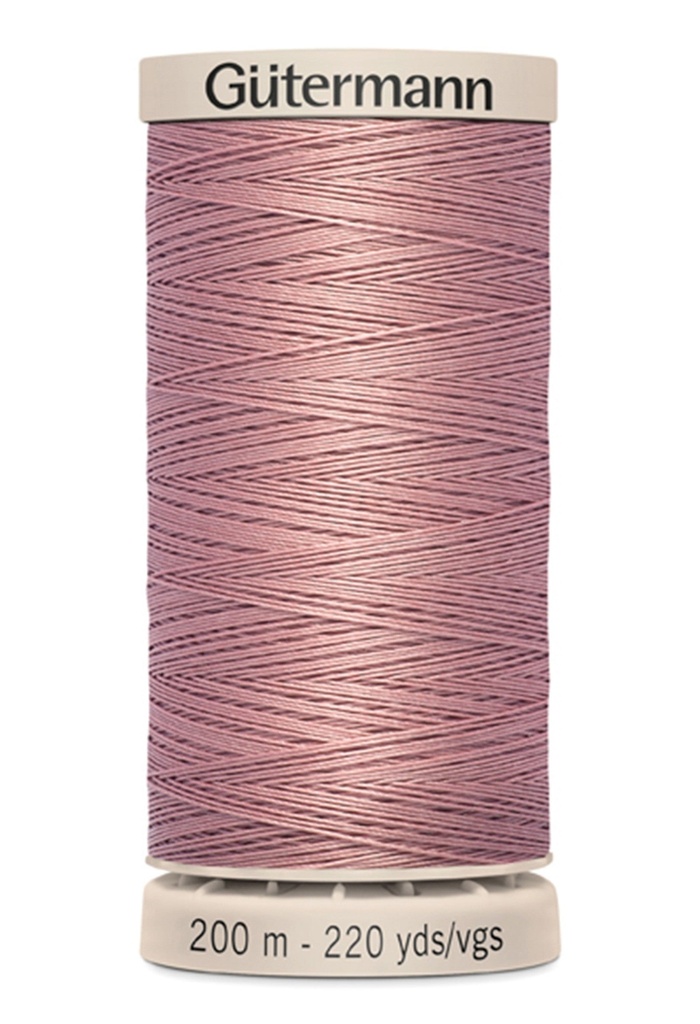 SALE - Hand Quilting Cotton Thread 200m/219yds Dusty Rose
