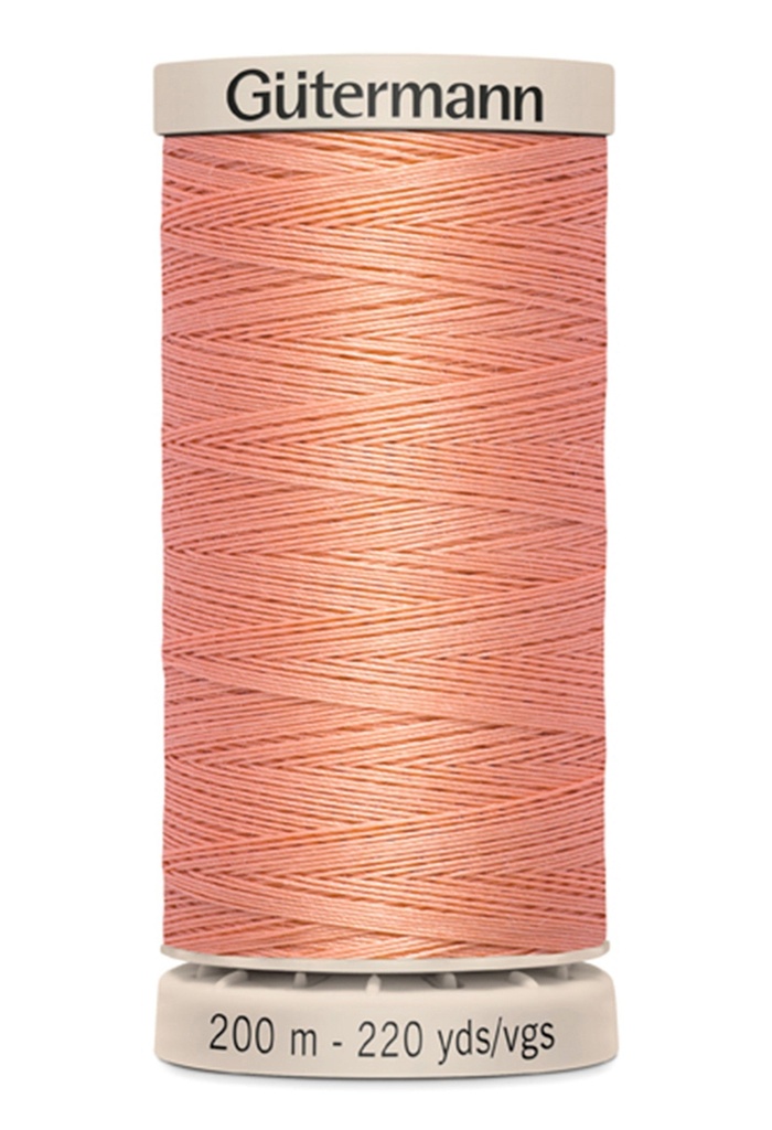 SALE - Hand Quilting Cotton Thread 200m/219yds Peach