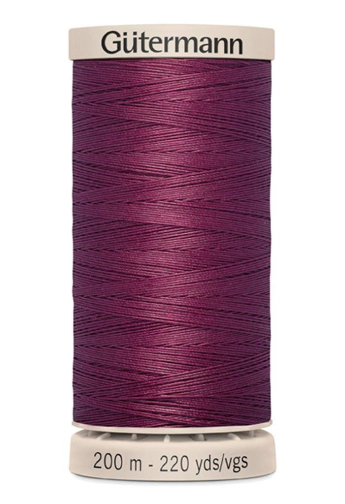 SALE - Hand Quilting Cotton Thread 200m/219yds Wine