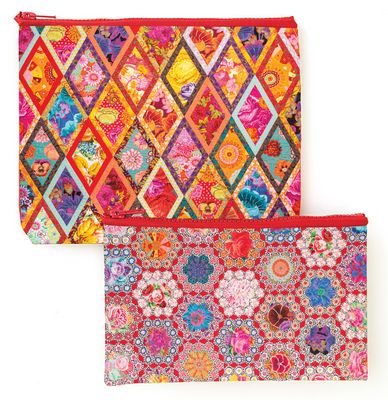 Kaffe Fassett Fabulous Florals Eco Pouch Set