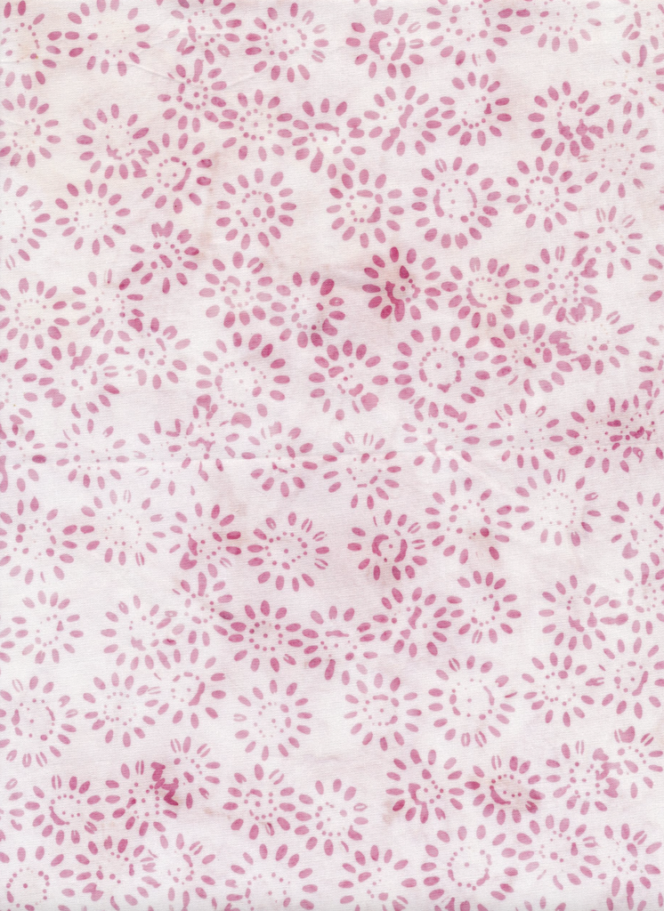 Light Pink Floral Batik