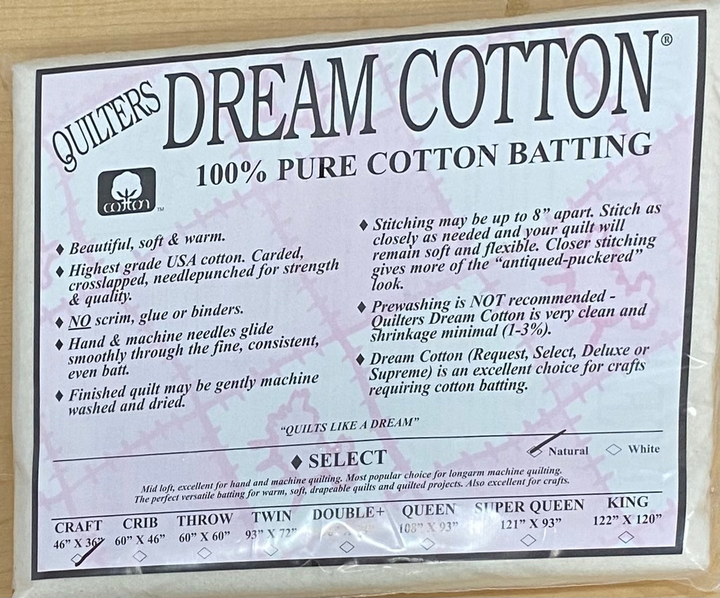 N4 Natural Dream Cotton Select - Mid Loft - Craft
