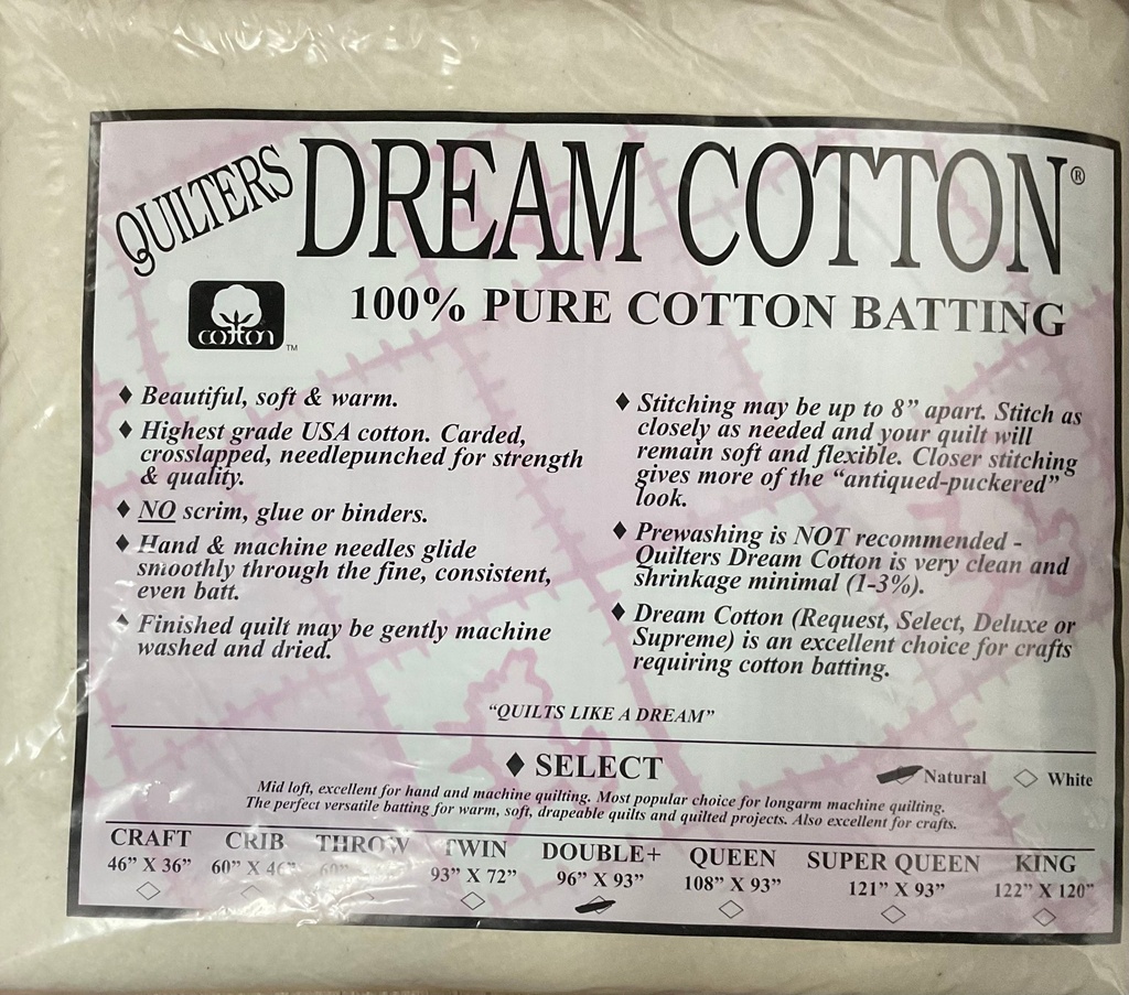 N4 Natural Dream Cotton Select - Mid Loft - Double