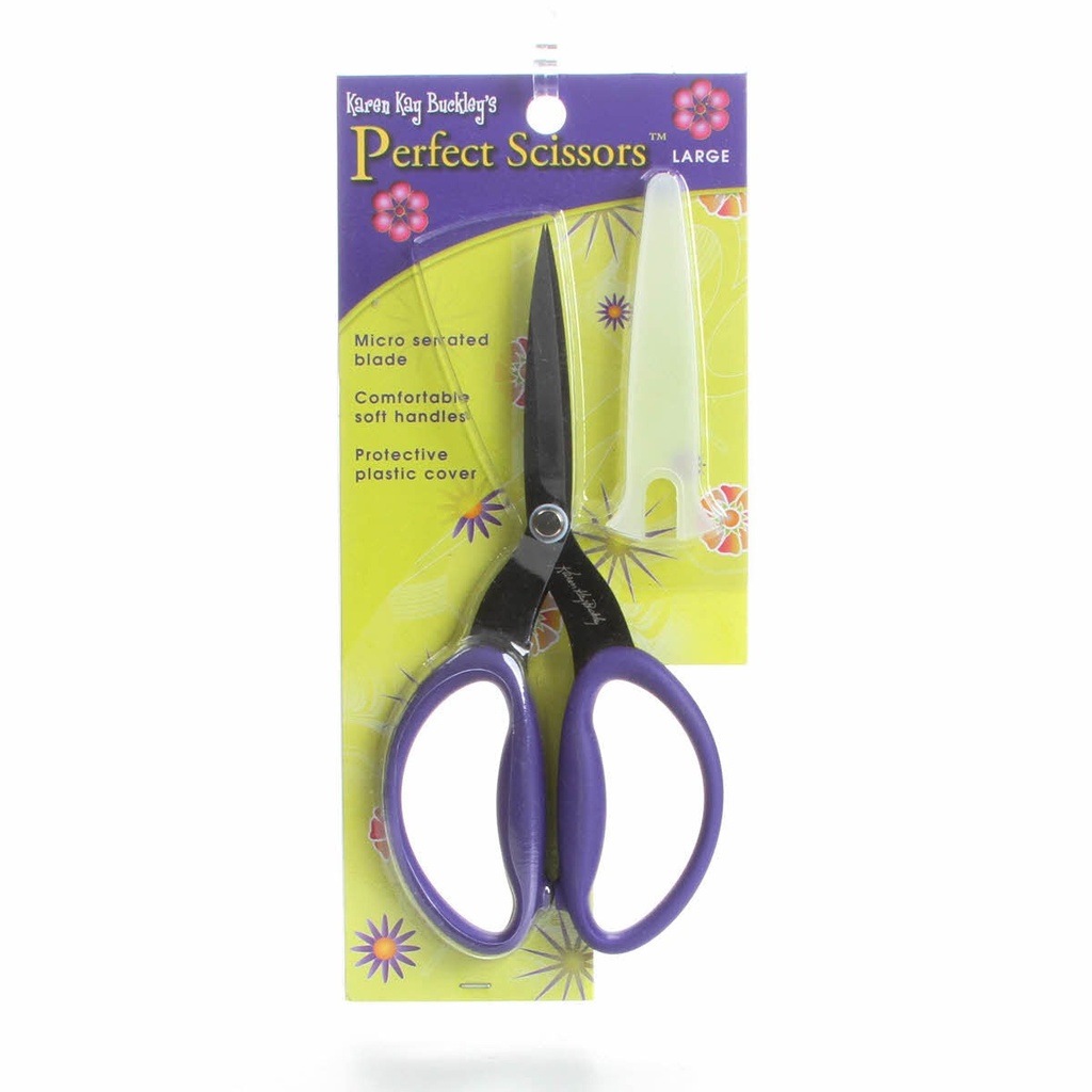 Perfect Scissors Karen Kay Buckley 7 1/2 inch Large Purple