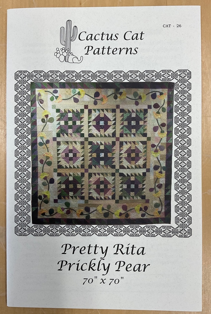 Pretty Rita Prickly Pear 70” x 70” Pattern