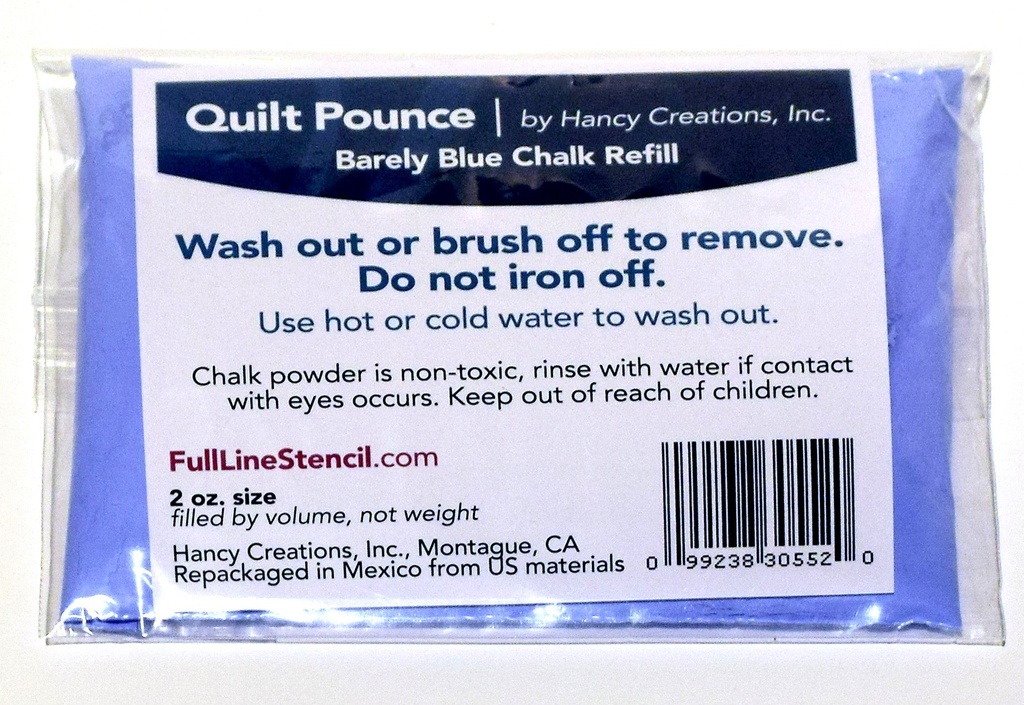 Quilt Pounce Barely Blue Chalk Refill 4 oz