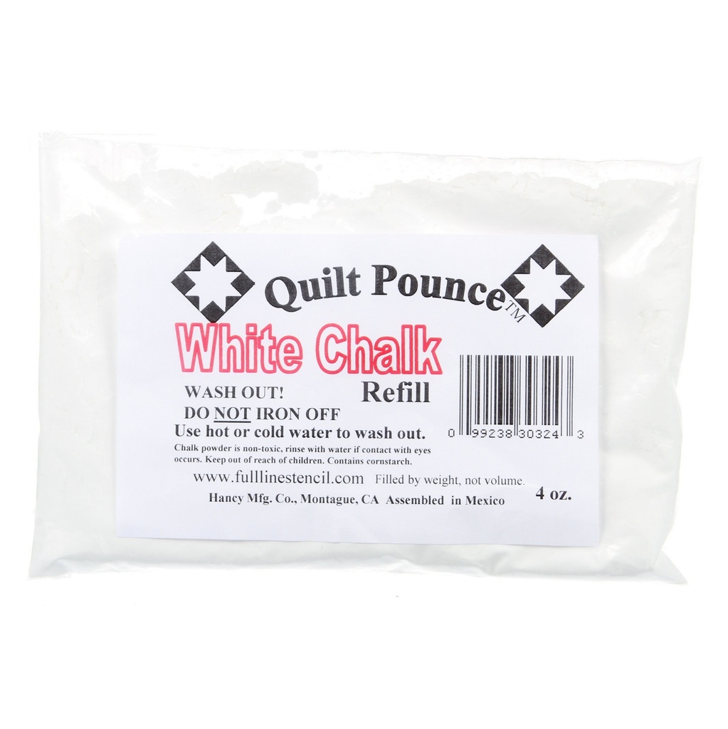 Quilt Pounce White Chalk Refill 4 oz