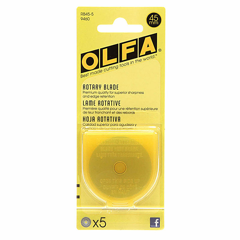 Olfa RB45-5 Rotary Blade 45MM, 5/PK