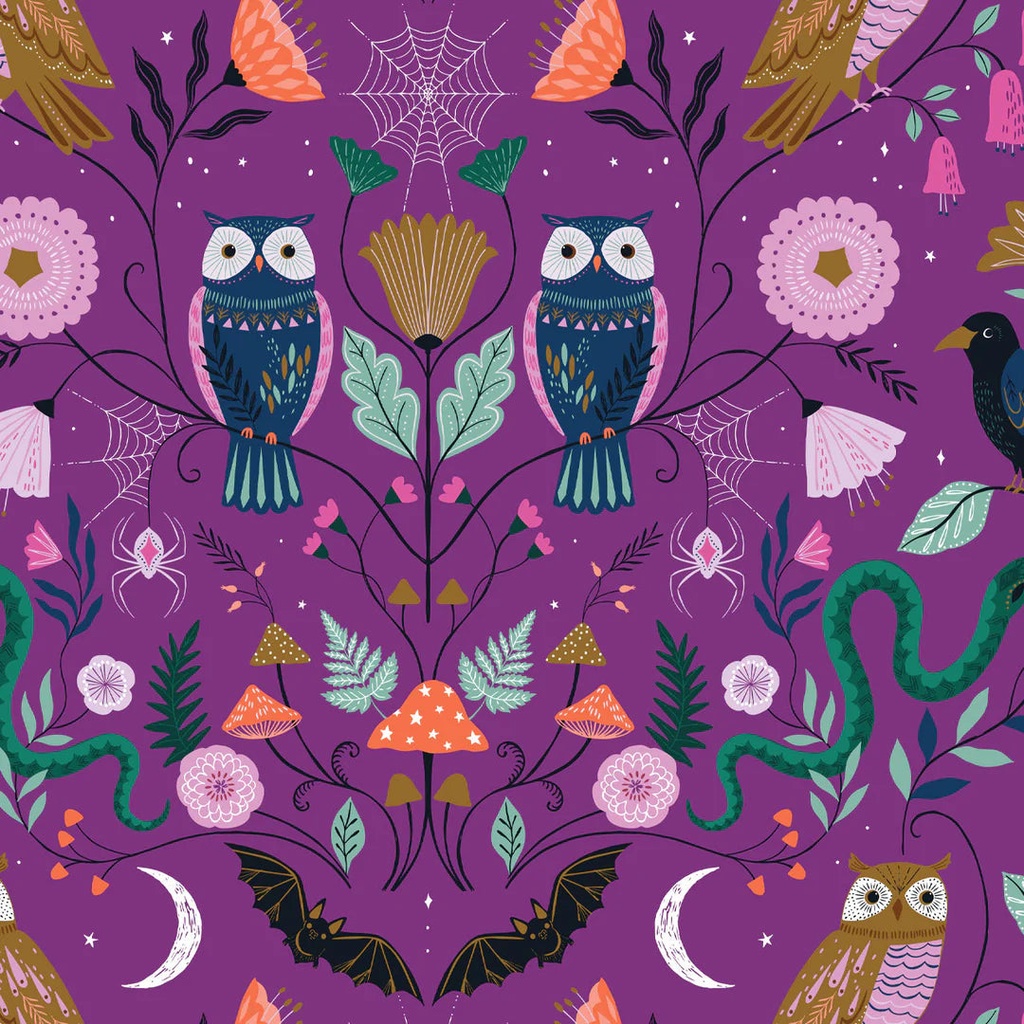 SALE - Twilight Owls Purple