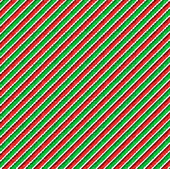 SALE-Green & Red Diagonal Stripe Fabric