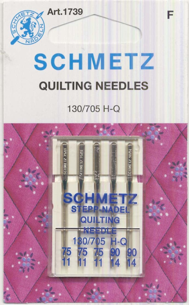 Schmetz Quilting Machine Needle Sizes 11/75 & 14/90