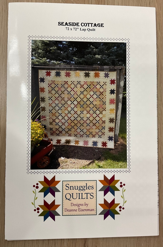 SALE - Seaside Cottage 72” x 72” Lap Quilt Pattern